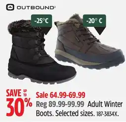 Canadian Tire Outbound Adult Winter Boots offer