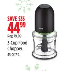 Canadian Tire Braun 3-Cup Food Chopper offer