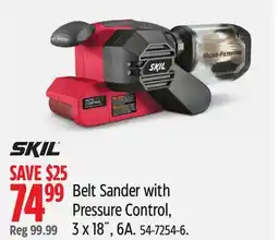 Canadian Tire SKIL Belt Sander with Pressure Control offer