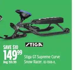 Canadian Tire Stiga GT Supreme Curve Snow Racer offer