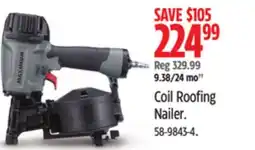 Canadian Tire Coil Roofing Nailer offer
