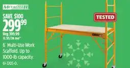 Canadian Tire Metaltech 6´ Multi-Use Work Scaffold offer