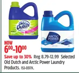 Canadian Tire Old Dutch and Arctic Power Laundry Products offer