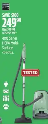 Canadian Tire Kenmore 400 Series HEPA Multi- Surface offer