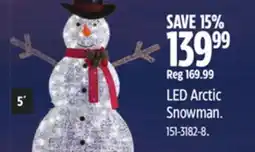 Canadian Tire Canvas LED Arctic Snowman offer