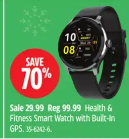 Canadian Tire Fitness Smart Watch with Built-In GPS offer