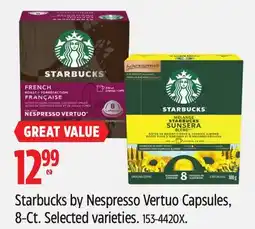 Canadian Tire Starbucks by Nespresso Vertuo Capsules, 8-Ct offer