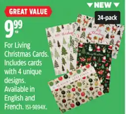 Canadian Tire For Living Christmas Cards offer