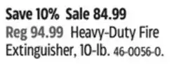 Canadian Tire Garrison Heavy-Duty Fire Extinguisher offer