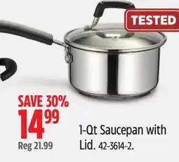 Canadian Tire Master Chef 1-Qt Saucepan with Lid offer