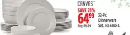 Canadian Tire CANVAS 32-Pc Dinnerware Set offer