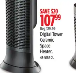 Canadian Tire Digital Tower Ceramic Space Heater offer