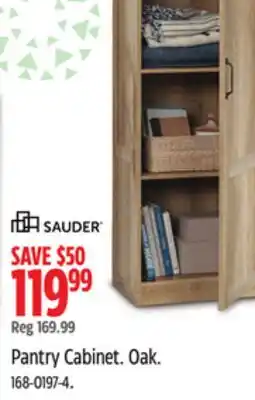 Canadian Tire Sauder Pantry Cabinet offer