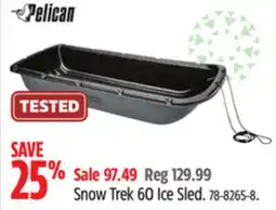 Canadian Tire Pelican Snow Trek 60 Ice Sled offer