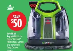Canadian Tire Little Green ProHeat Pet Portable Carpet and Upholstery Deep Cleaner offer