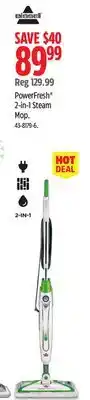 Canadian Tire Bissell PowerFresh 2-in-1 Steam Mop offer