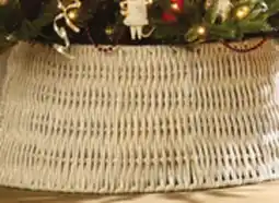 Canadian Tire CANVAS White and Gold Fabric Tree Collar offer