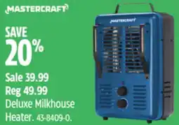 Canadian Tire Mastercraft Deluxe Milkhouse Heater offer