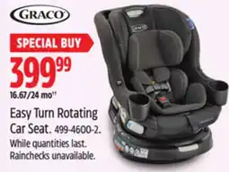 Canadian Tire Graco Easy Turn Rotating Car Seat offer