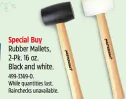 Canadian Tire Mastercraft Rubber Mallets offer