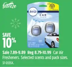 Canadian Tire Car Air Fresheners offer