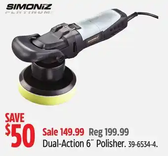 Canadian Tire Dual-Action 6˝ Polisher offer