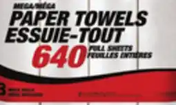 Canadian Tire Mega Paper Towels offer