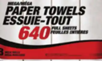 Canadian Tire Mega Paper Towels offer