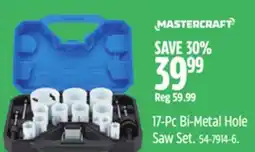 Canadian Tire 17-Pc Bi-Metal Hole Saw Set offer