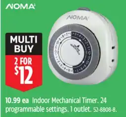 Canadian Tire Noma Indoor Mechanical Timer offer