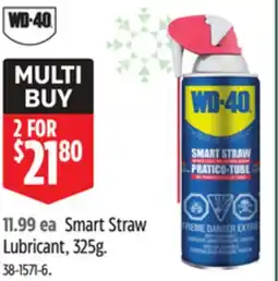 Canadian Tire WD-40 Smart Straw Lubricant offer