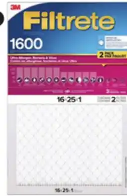 Canadian Tire 3M Selected Filtrete Filters offer