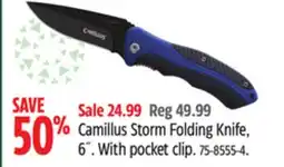 Canadian Tire Camillus Storm Folding Knife offer