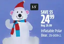 Canadian Tire Inflatable Polar Bear offer