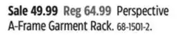Canadian Tire Type A Perspective A-Frame Garment Rack offer