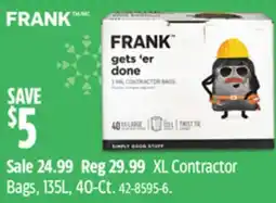 Canadian Tire Frank XL Contractor Bags, 135L, 40-Ct offer