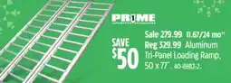 Canadian Tire Aluminum Tri-Panel Loading Ramp offer