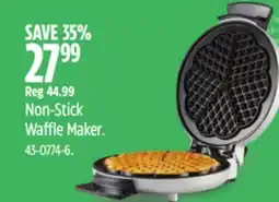 Canadian Tire MASTER Chef Non-Stick Waffle Maker offer