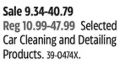 Canadian Tire Selected Car Cleaning and Detailing Products offer