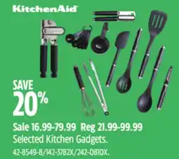 Canadian Tire Kitchenaid Selected Kitchen Gadgets offer