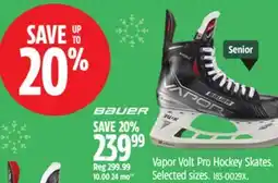 Canadian Tire Bauer Vapor Volt Pro Hockey Skates offer