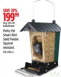 Canadian Tire Perky Pet Smart Bird Seed Feeder offer