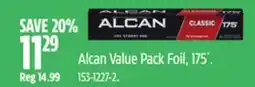 Canadian Tire Alcan Value Pack Foil offer
