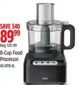 Canadian Tire Braun 8-Cup Food Processor offer