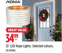 Canadian Tire NOMA 23´ LED Rope Lights offer