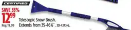 Canadian Tire Certified Telescopic Snow Brush. Extends from 35-461⁄2˝ offer