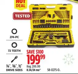Canadian Tire Stanley Socket Sets offer