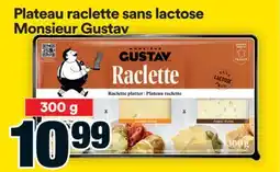 Super C Plateau raclette sans lactose Monsieur Gustav offer