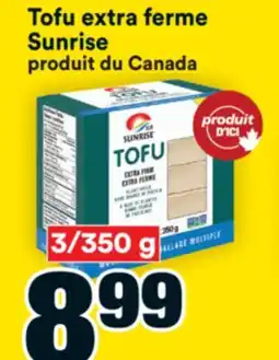 Super C Tofu extra ferme Sunrise produit offer