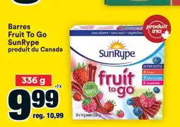 Super C Barres Fruit To Go SunRype offer